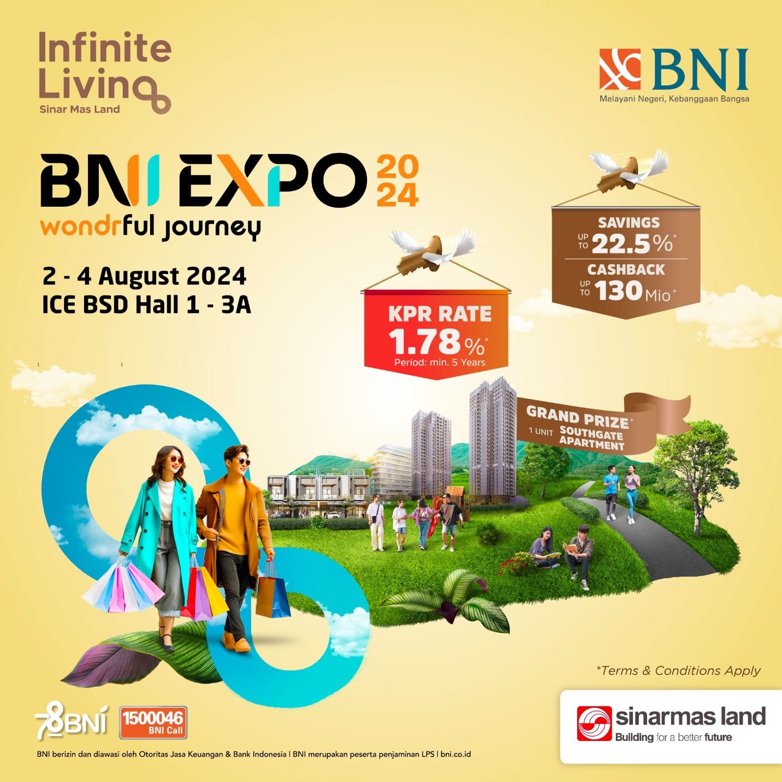 Rayakan HUT Ke-78, Ini Promo yang Ditawakan BNI Expo 2024 di ICE BSD